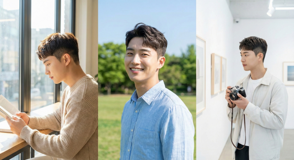 選男生短髮前先看清 臉型、髮質與日常打理習慣,才能和設計師好溝通,剪出好看又不翻車的理想造型。