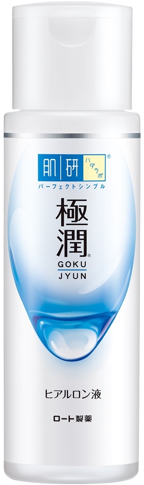 肌研極潤保濕化粧水能達成高效保養，關鍵在於其主打的大小分子玻尿酸配方。