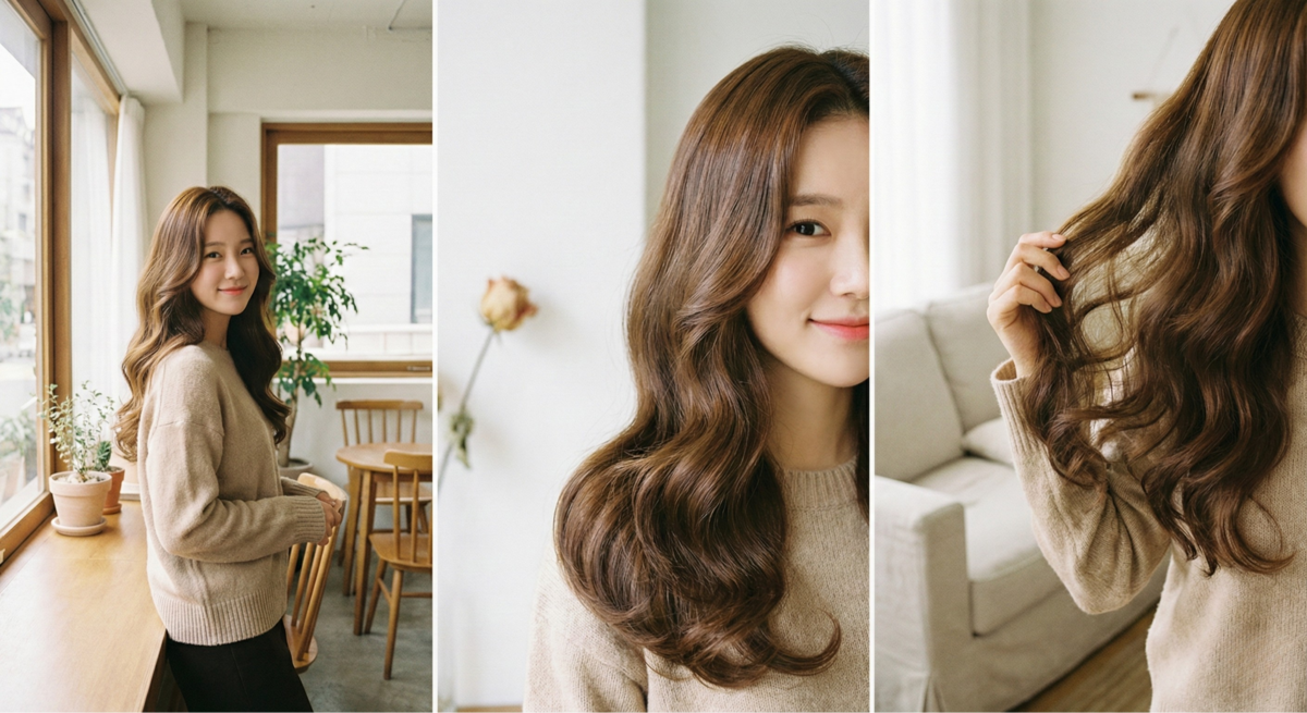 經典波浪燙以柔順大波浪為特色，從髮中開始的自然捲度增加髮量與層次，是不挑髮質、百搭耐看的人氣女生捲髮。