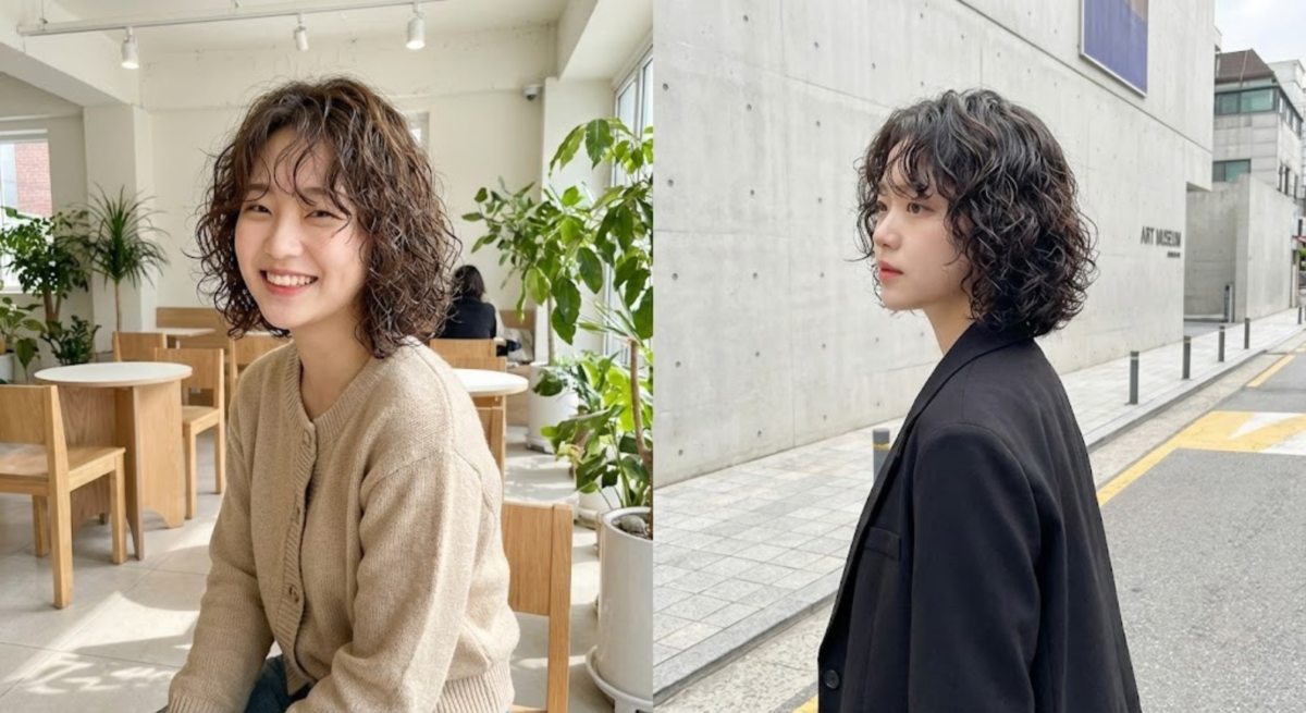 果凍燙短髮（JELLY PERM）以立體 Q 彈捲度增加髮量，修飾臉型並增添動感，簡單造型即可展現韓系潮流又帥氣的風格。