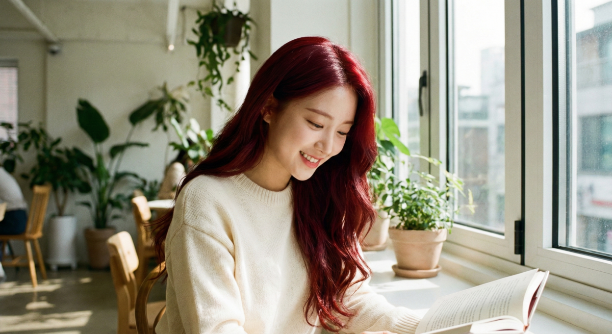 安可拉紅色內斂高級,介於深紅與酒紅之間,顯白易駕馭,不張揚。