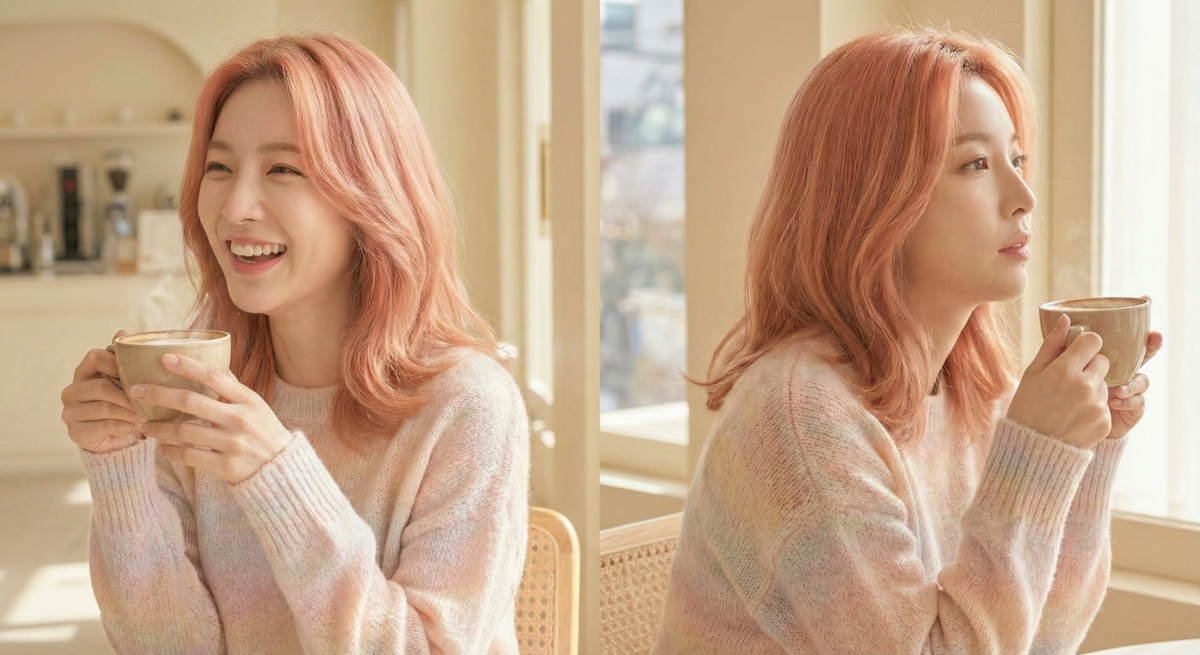 針對黃皮膚,建議透過「手刷染」技術局部呈現,能讓整體視覺效果更顯自然且具層次。