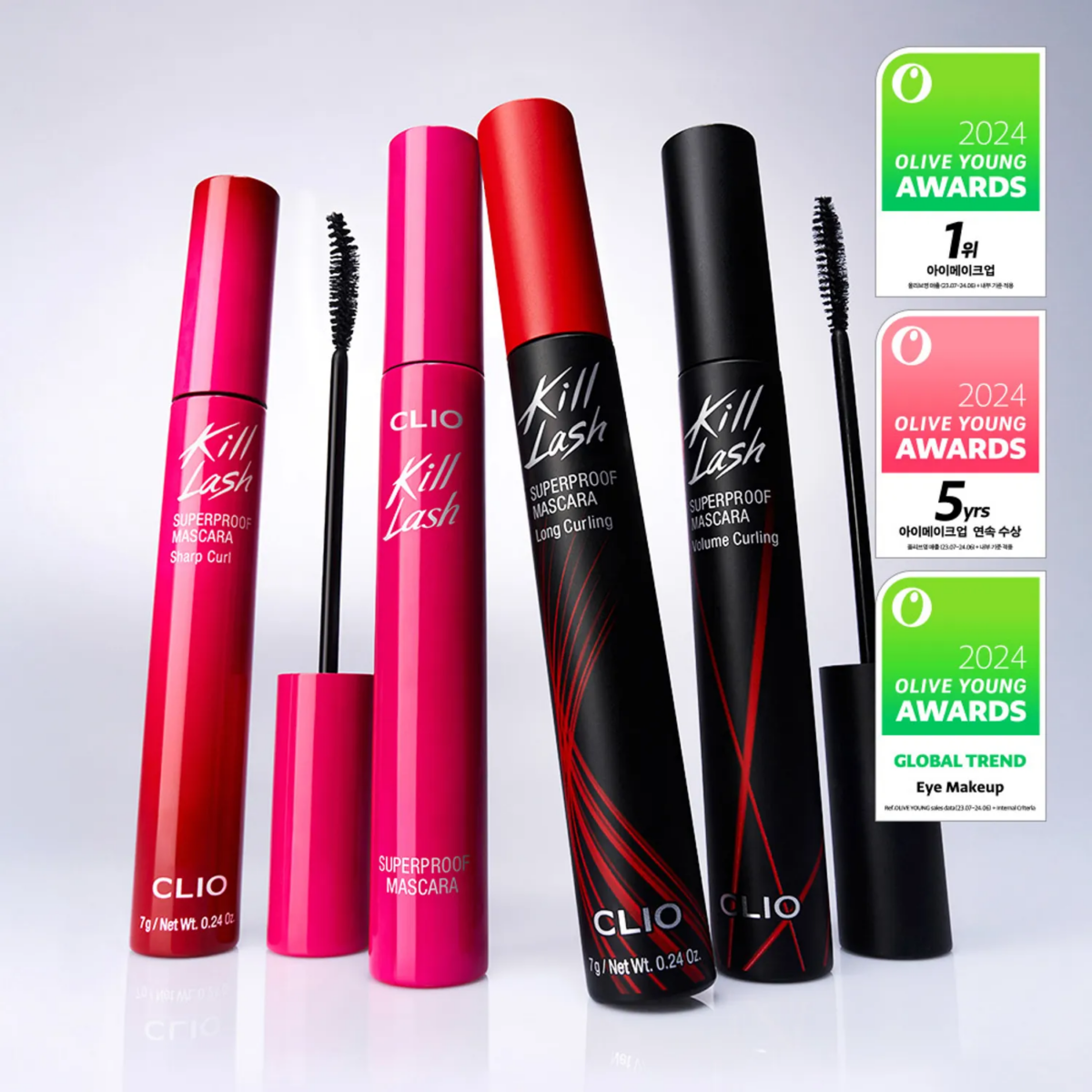 CLIO Kill Lash Superproof Mascara。