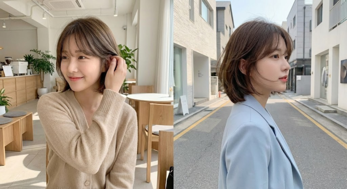 羽毛剪鮑伯透過羽毛剪技術在側臉與髮尾打造輕盈層次，修飾臉型並減輕厚重感，簡單整理即可展現時髦日系透明感。