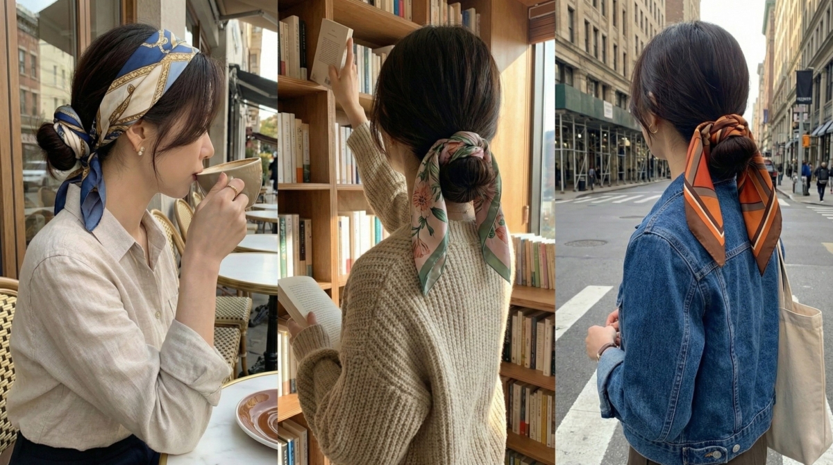 綁絲帶低不僅增添視覺層次,還能瞬間提升濃濃的復古時髦感!