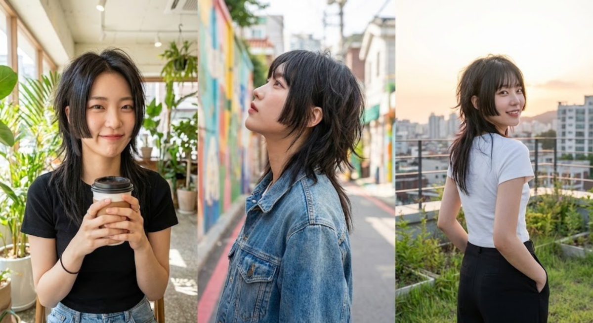 公主切結合狼尾頭，多層次俐落又時尚，修飾臉型同時增添活力感。