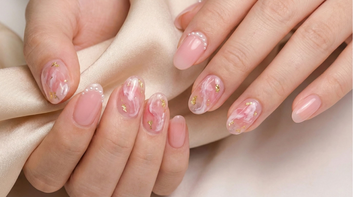 這款設計之所以迷人,在於它既保留了粉色的溫柔,又增添了如水面漣漪般的療癒視覺。