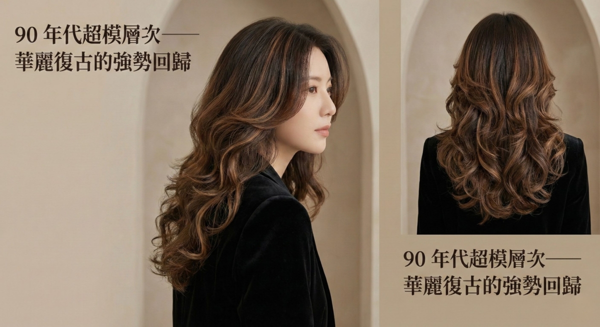 這款髮型的精髓在於「高度的動態感」，層次通常落在下巴到肩胛骨之間，並伴隨著大量的紋理感與豐厚感。