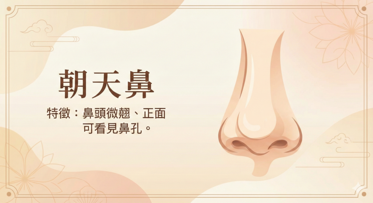 朝天鼻的女人熱情單純、人緣好，但易衝動花錢、財進財出，需靠理財習慣守住財庫。