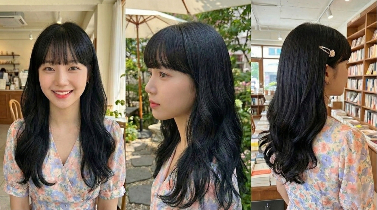 齊瀏海是永遠的流行指標。它能瞬間增添年輕甜美的氣息，視覺上立刻減齡！