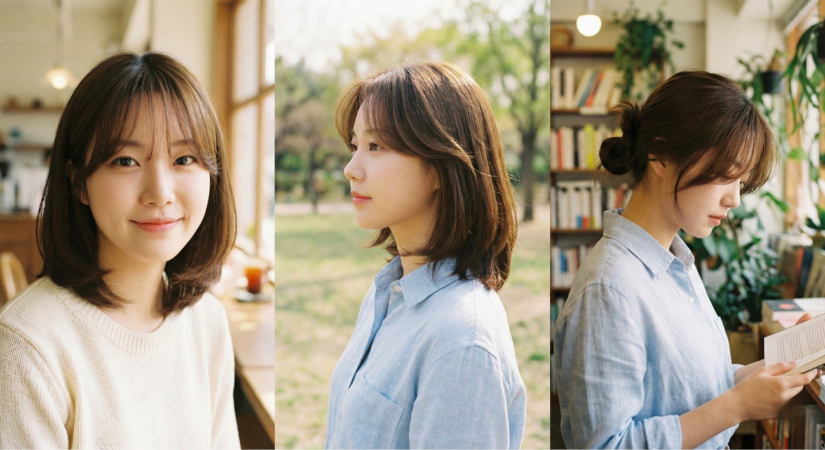 八字瀏海公主切利用漸層外翻線條完美修飾寬圓臉與下顎角，擺脫厚重感，是款不挑臉型的優雅女神級造型。