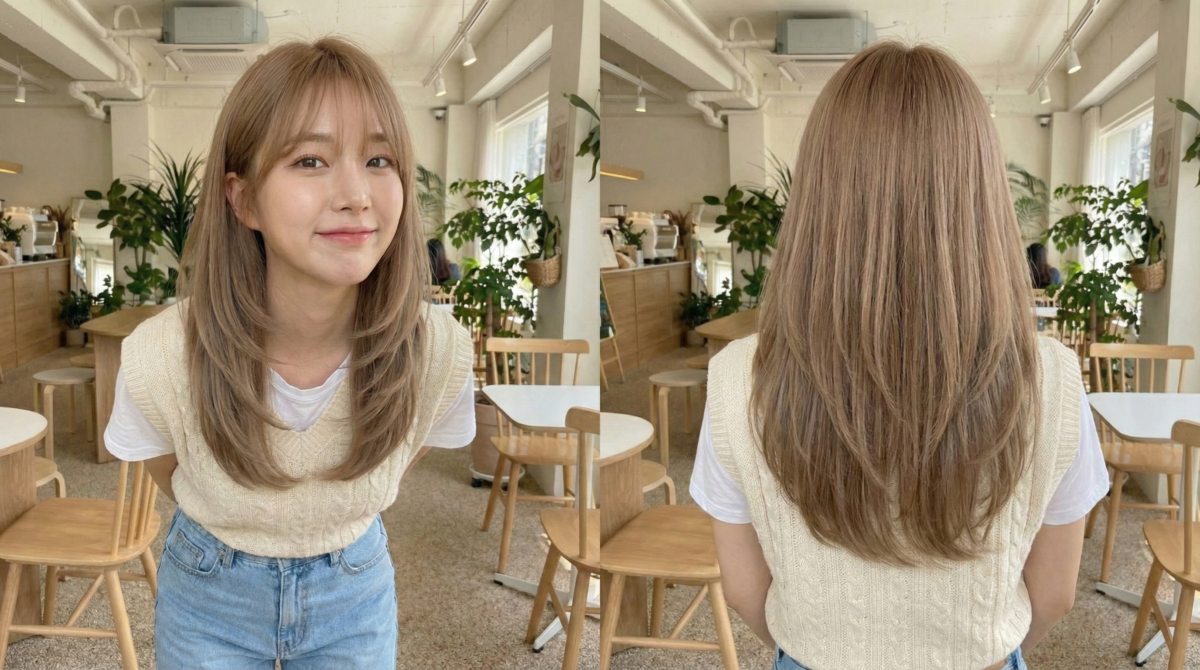 這款髮色能大幅降低臉部的沉重感，達成「視覺減齡」的效果。