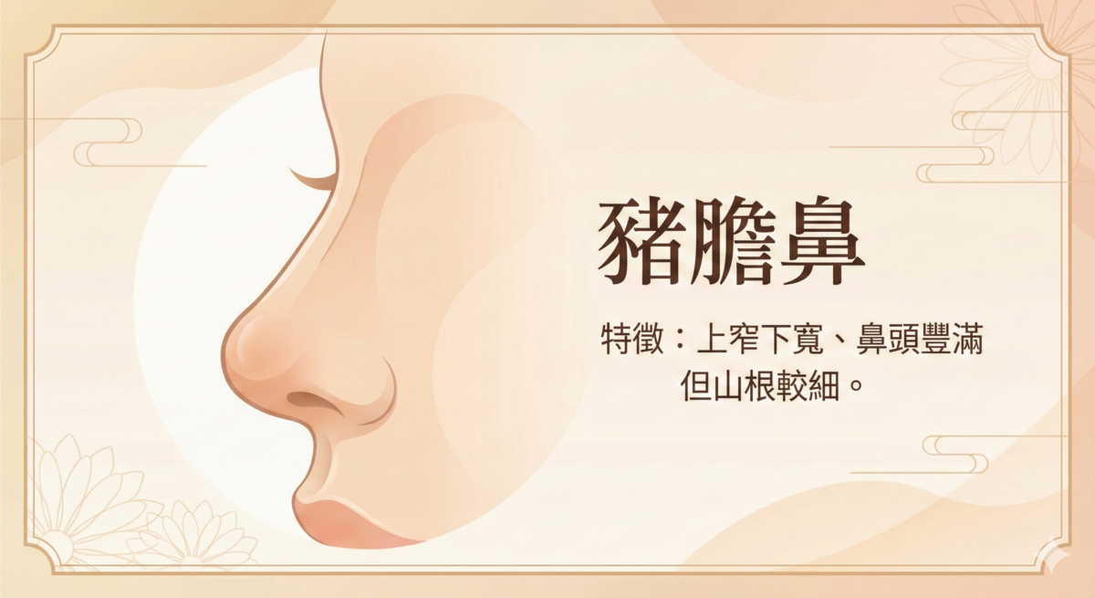 豬膽鼻的女人勤勞有責任感、財庫深厚又儲蓄力強，屬天生富貴且能助夫益子的隱形富婆命格。