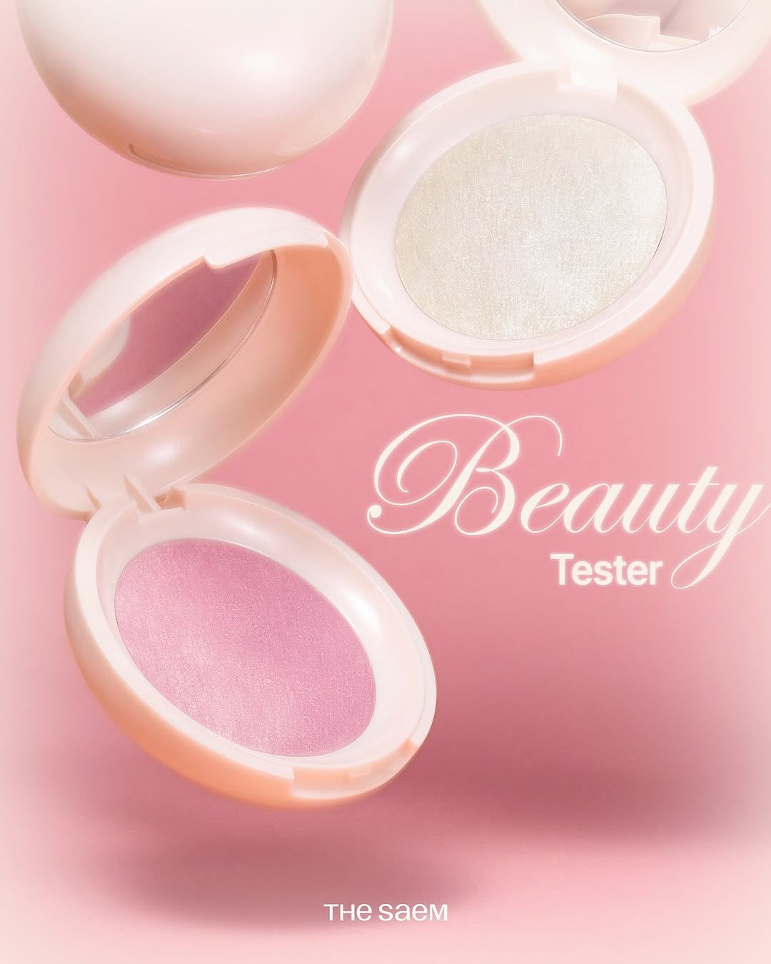 the saem Glam Perfection 烘焙打亮：細膩光澤 × 多層立體感。