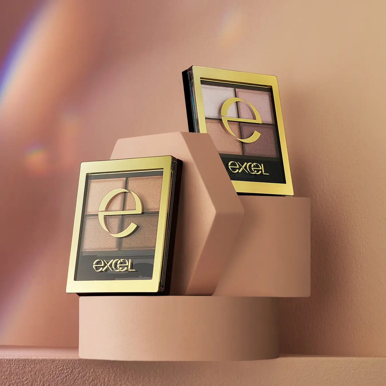 excel 裸色深邃眼影。