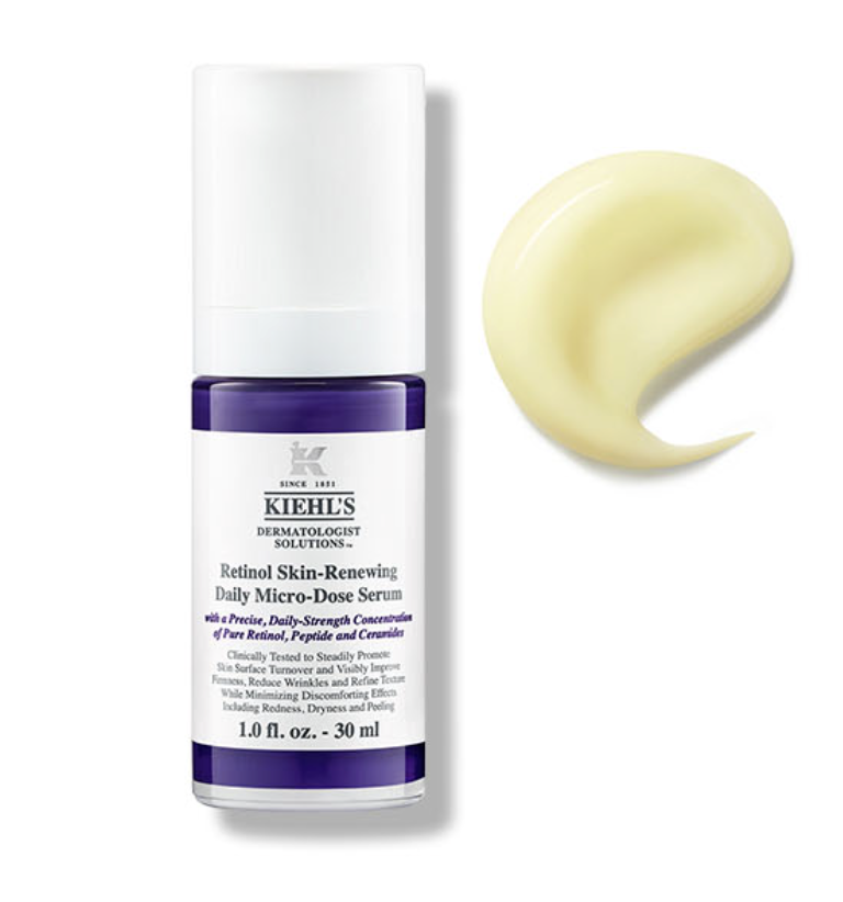 KIEHL'S這這款「A醇全能精華」運用了精密的「微劑量技術」，將純A醇調校至最科學的黃金比例，讓高效抗老能溫和地融入每日保養流程，不再擔心刺激副作用。