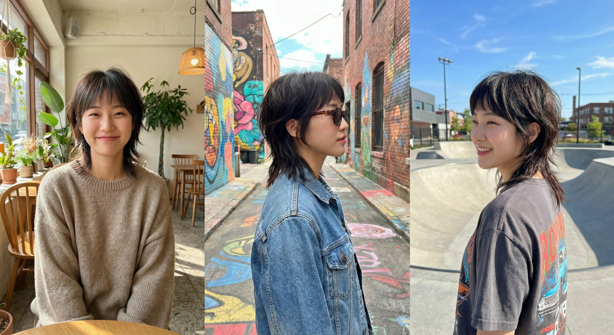 狼尾剪多層次、自然蓬鬆，隨性凌亂即可展現個性街頭風。