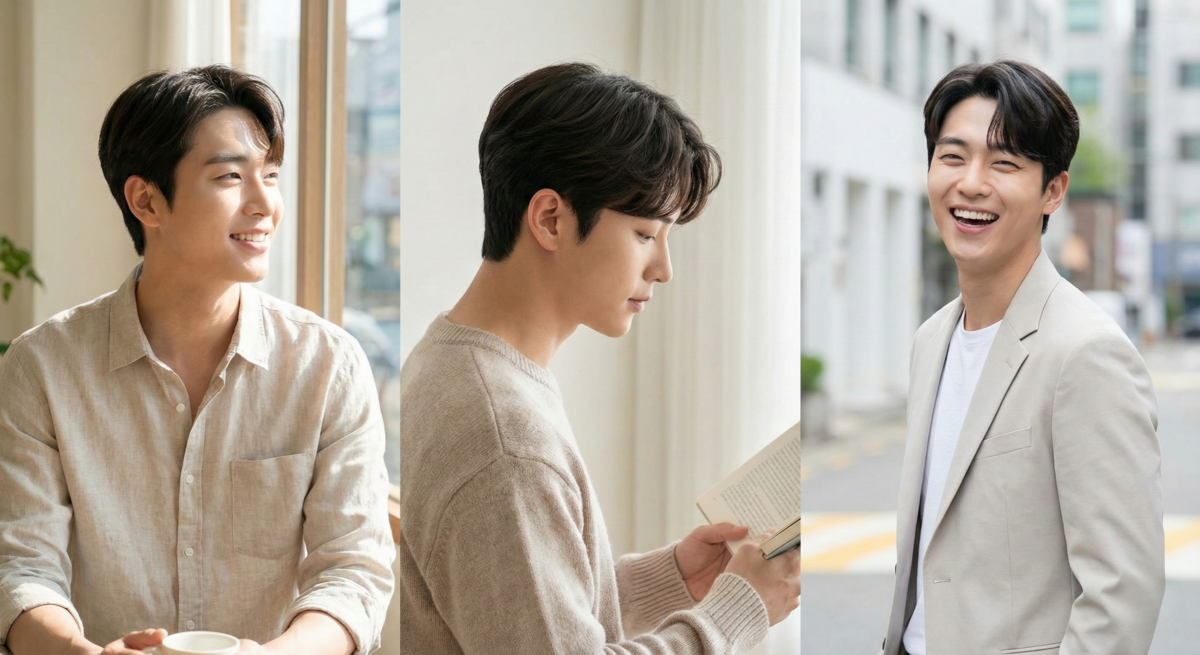 韓系逗號頭以自然「逗號」瀏海修飾臉型、提升蓬鬆感,百搭不挑人又好整理,是新手也不易翻車的韓風型男首選。