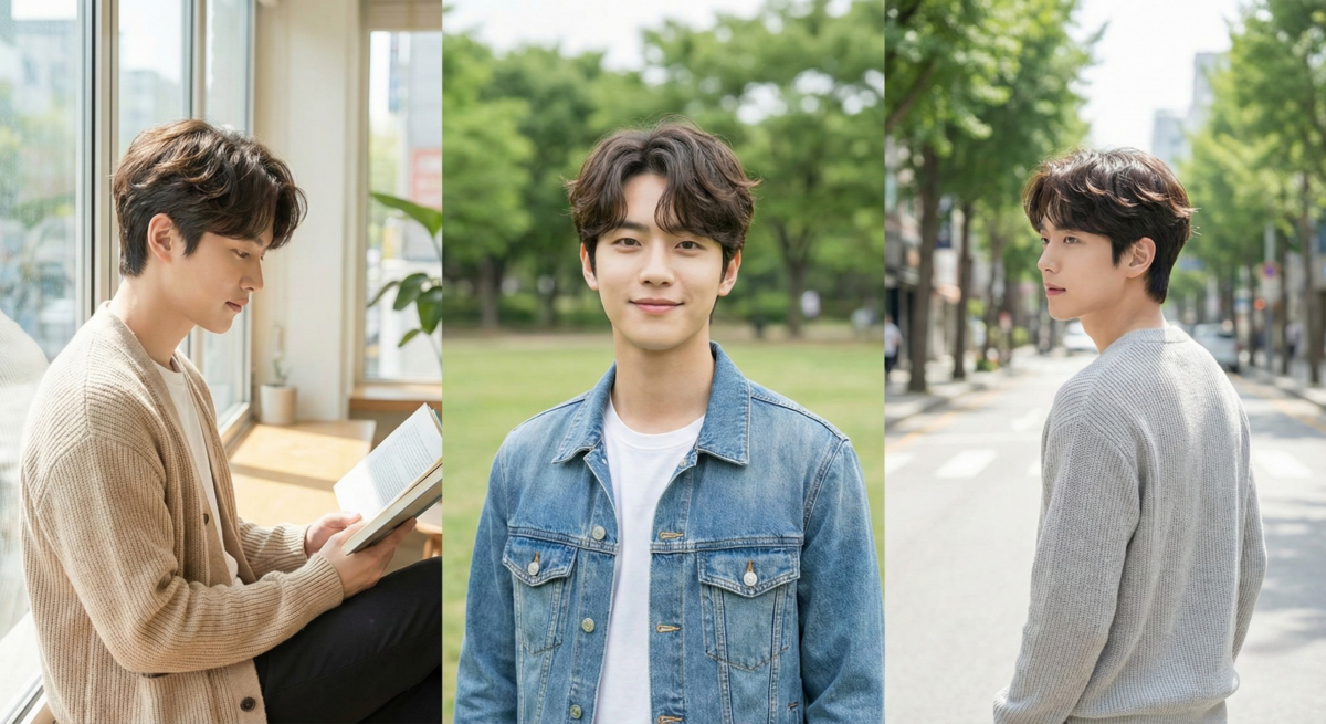 紋理燙透過輕微捲度與層次感打造自然蓬鬆髮型，適合髮量少或細軟髮的男性。