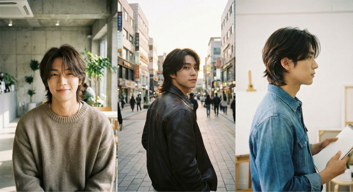 中長層次狼尾頭是進階款,特色是頭髮稍長、層次與線條感明顯,風格街頭個性,適合鵝蛋臉、心型臉,能駕馭多種穿搭風格。