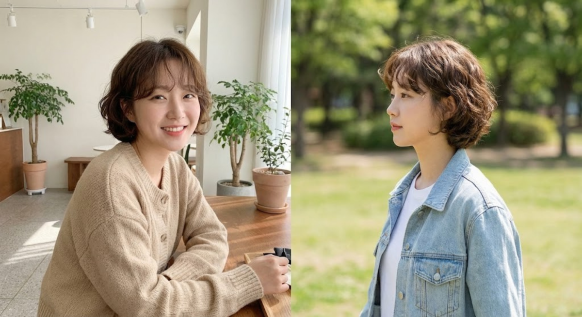 雞蛋燙短髮（EGG PERM）以圓潤柔和輪廓和自然瀏海打造親切減齡感，簡單整理即可呈現溫柔可愛的日常風格。