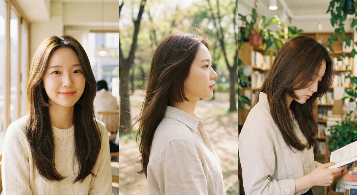 內層公主切利用外層覆蓋創造若隱若現的低調層次，不僅能安全修飾圓臉與下顎，更是新手嘗試造型零風險的入門首選。