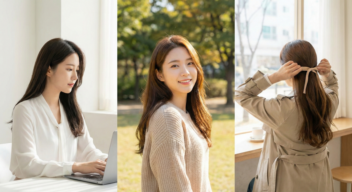 咖啡栗棕融合深咖啡與栗子色，營造柔和混血感與立體五官，同時修飾毛躁，低調又提升質感。