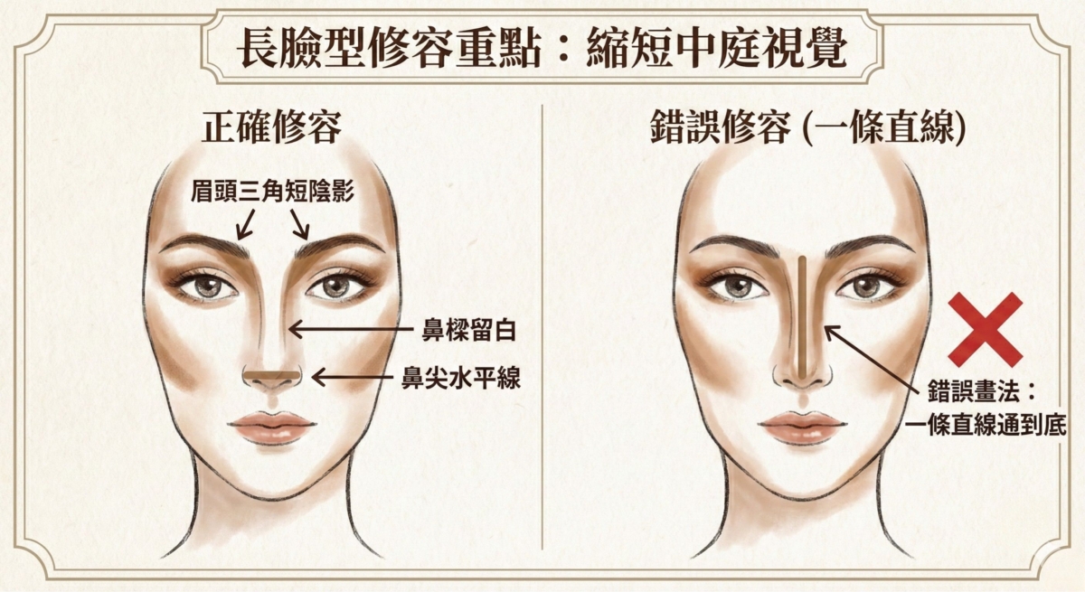 一張關於「完美底妝 5 大關鍵步驟」的教學圖表,按順序解析了:1. 妝前保養 (保濕鎖水)、2. 防曬隔離 (依膚質挑選)、3. 底妝上色 (由內向外推開)、4. 遮瑕修飾 (依底妝質地決定順序) 以及 5. 定妝鎖妝 (加強 T 字部位控油) 的完整流程。