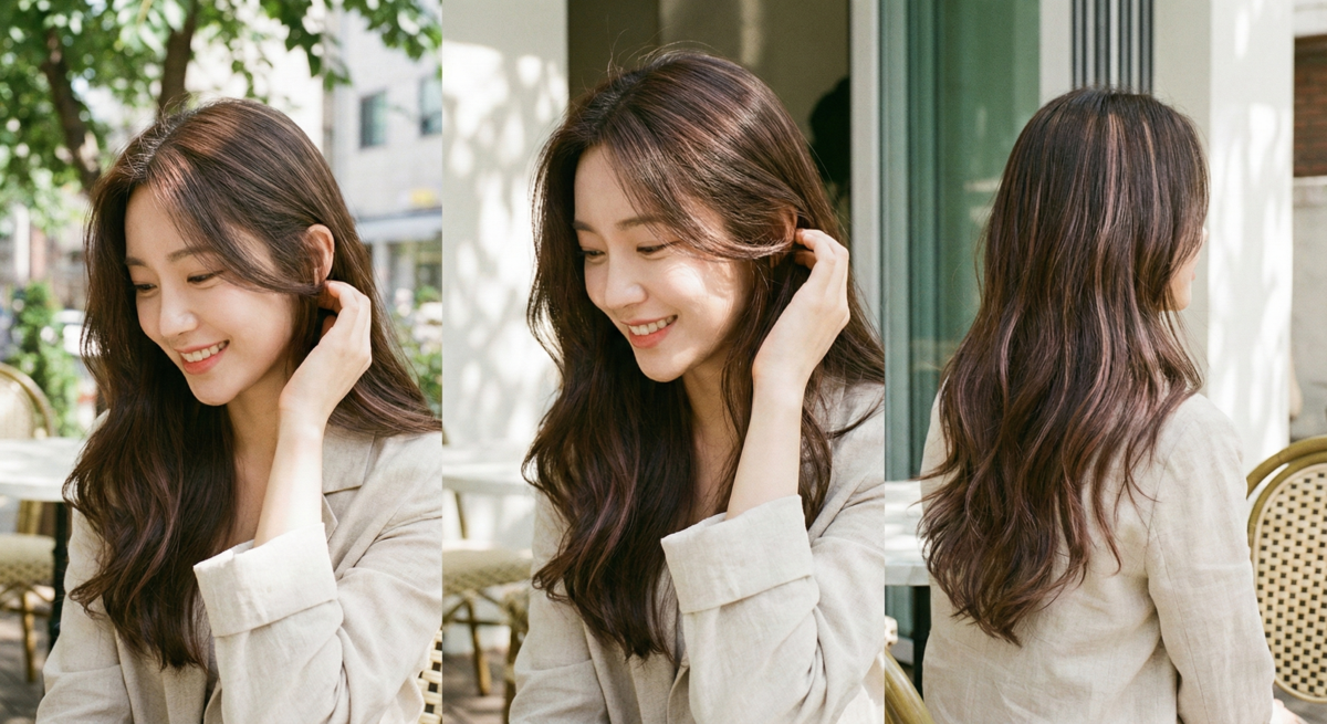 2026挑染趨勢回歸自然線條感，透過柔和色調局部提亮，不僅遮白髮、修飾臉型，還能提升髮絲層次與靈動感。