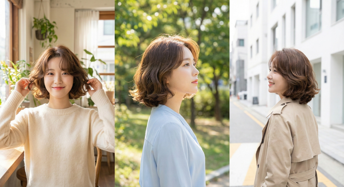 S型髮尾短髮輕盈蓬鬆，增加髮量，簡單抓整即可展現自然慵懶感。