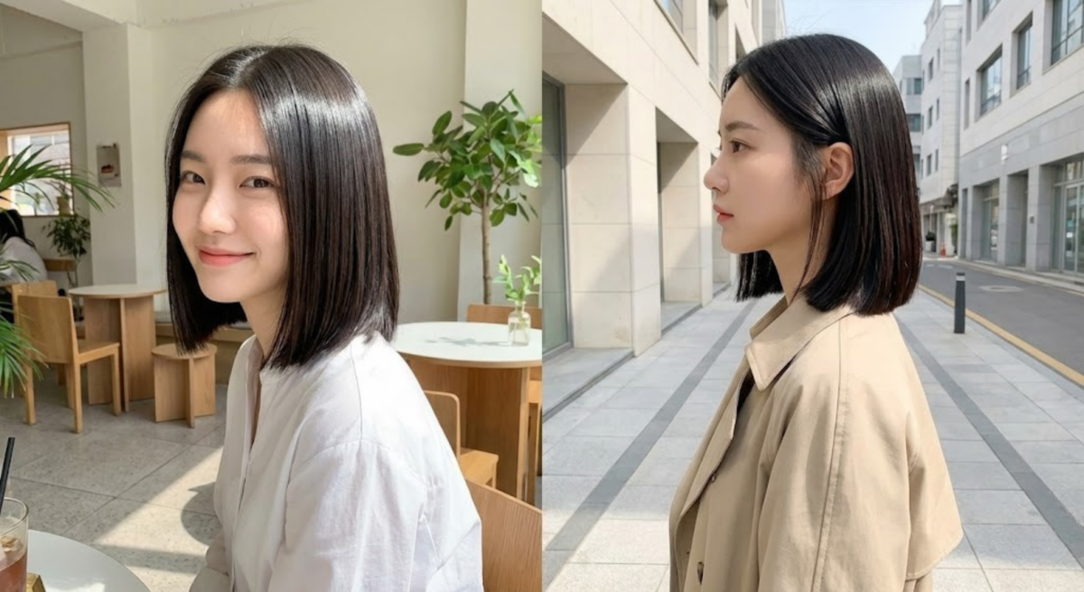 光滑剪裁短髮（SLEEK CUT）以筆直髮尾和光澤感突顯五官輪廓，讓臉型更精緻，簡單整理即可展現低調高級感，適合追求極簡質感的女生。