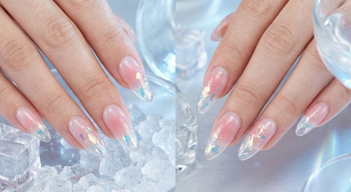 這種設計能有效修飾手部線條，讓雙手看起來纖細白皙，展現出一種冷冽且具科技感的高級時髦度。