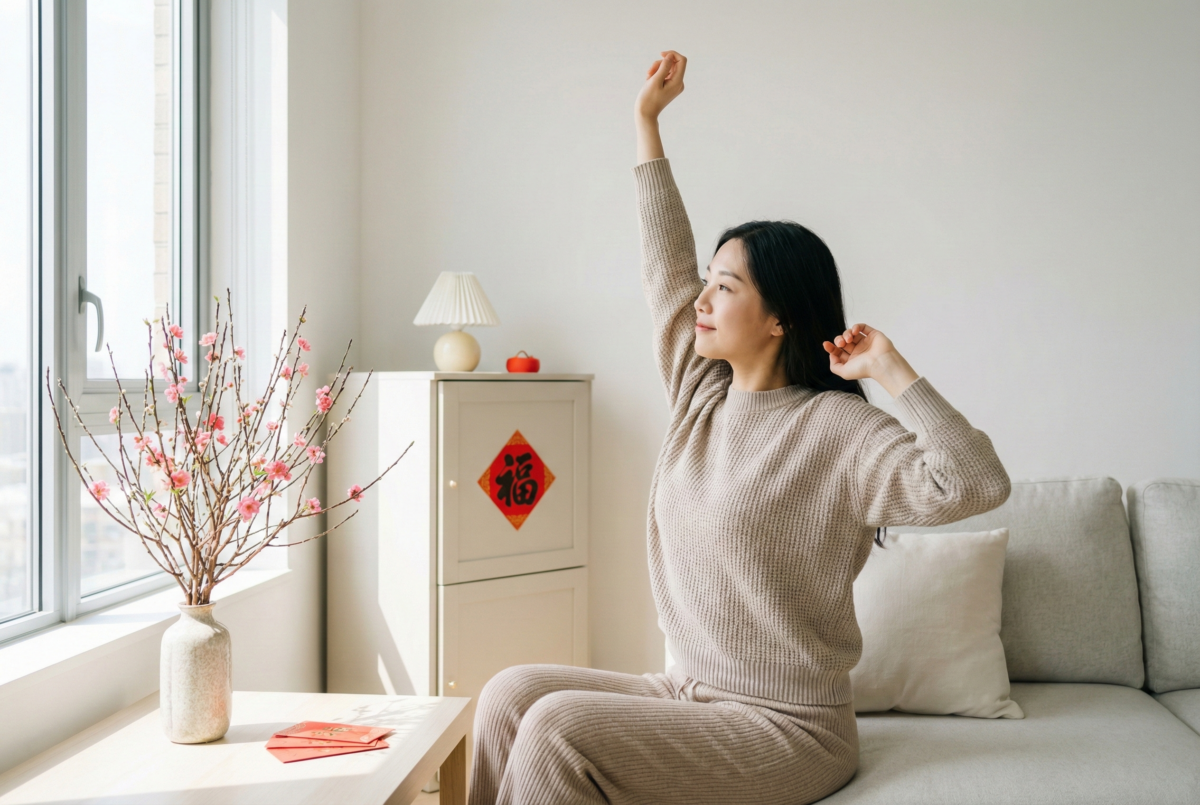 立春當天早起活動筋骨、不賴床，象徵迎接新氣象並守住陽氣。