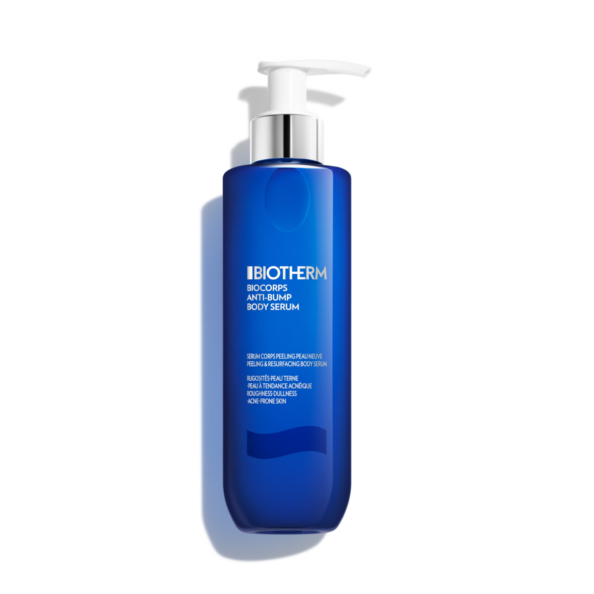 Biotherm 碧兒泉奇蹟三重酸煥膚身體精華，含5%三重果酸配方，有效改善手肘、膝蓋及臀部暗沉，同時搭配溫泉活萃與玻尿酸深層保濕，質地輕盈，打造細緻滑嫩肌膚，如全身SPA般享受。