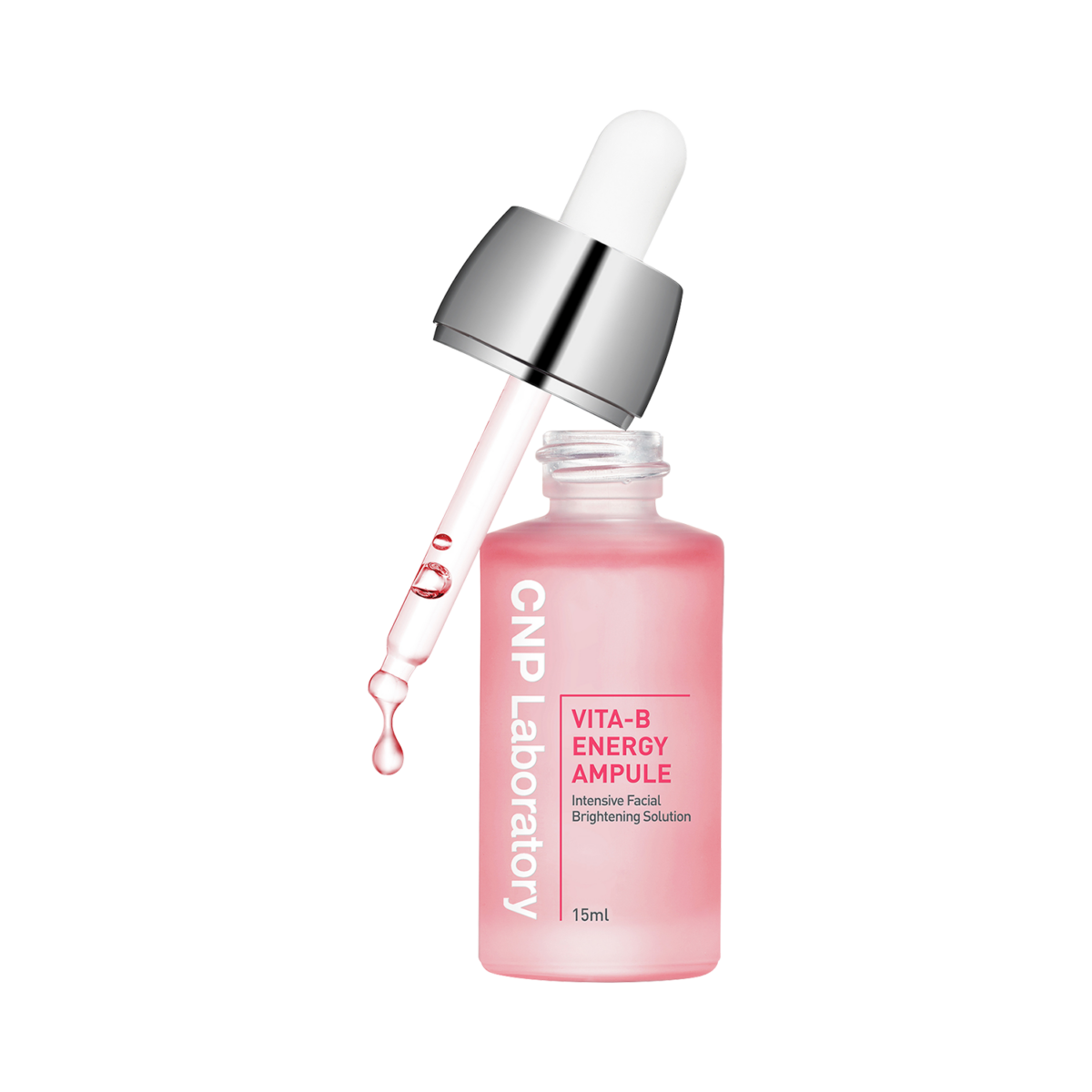 CNP 維他命激亮白皙安瓶結合多種維他命、煙醯胺與穀胱甘肽，兼顧美白、提亮與長效保濕，讓肌膚自然透亮水潤。