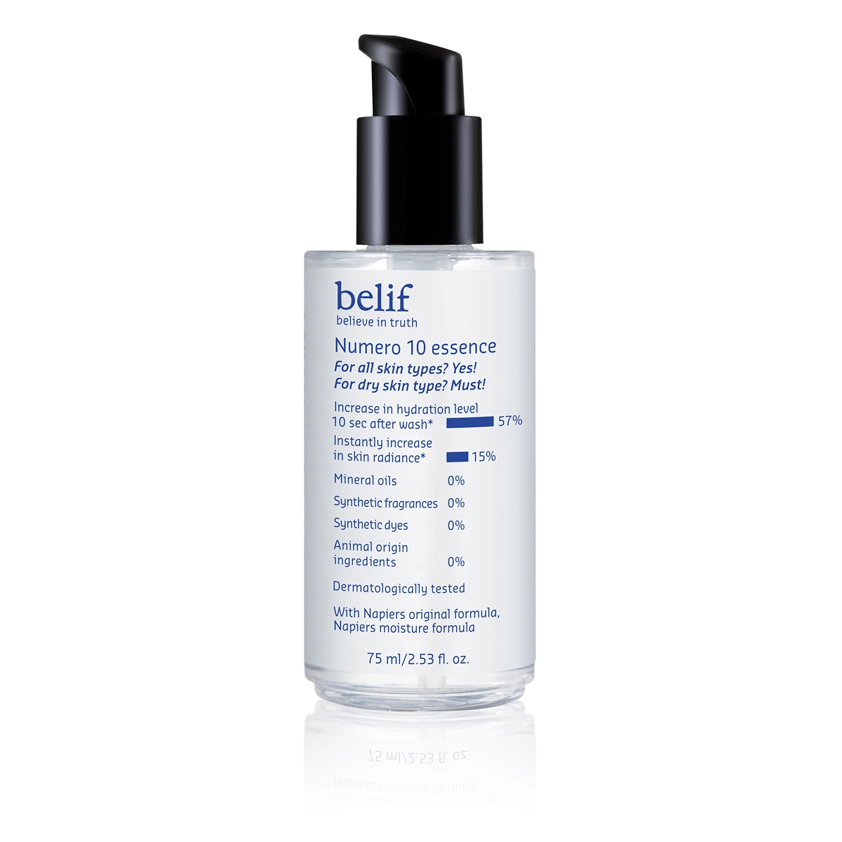 belif復活草前導精華以清爽凝露高效補水鎖水，快速滲透不黏膩，是小資族日常保濕的高CP值首選。