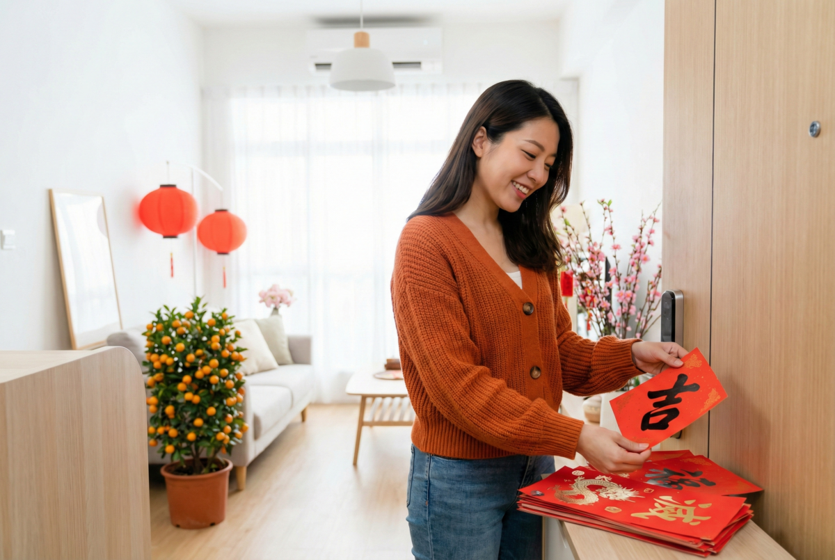 2026貼揮春以除夕早上6點至中午12點為最佳時段，小年夜完成大掃除後亦可貼，象徵除舊迎新、迎福納吉。