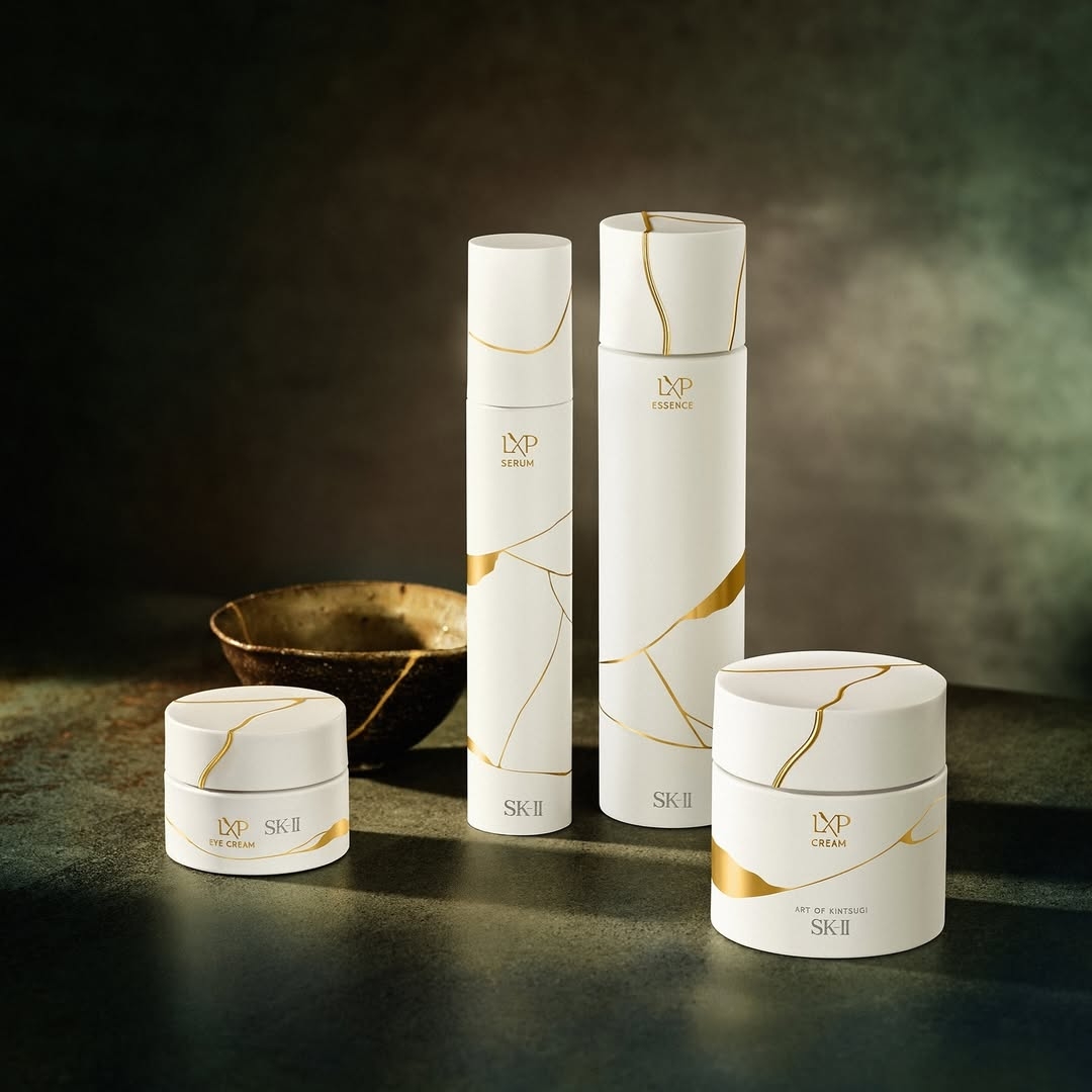 SK-II 全新推出的「LXP 凝時金緻系列」是品牌最極致奢華的抗老之作。