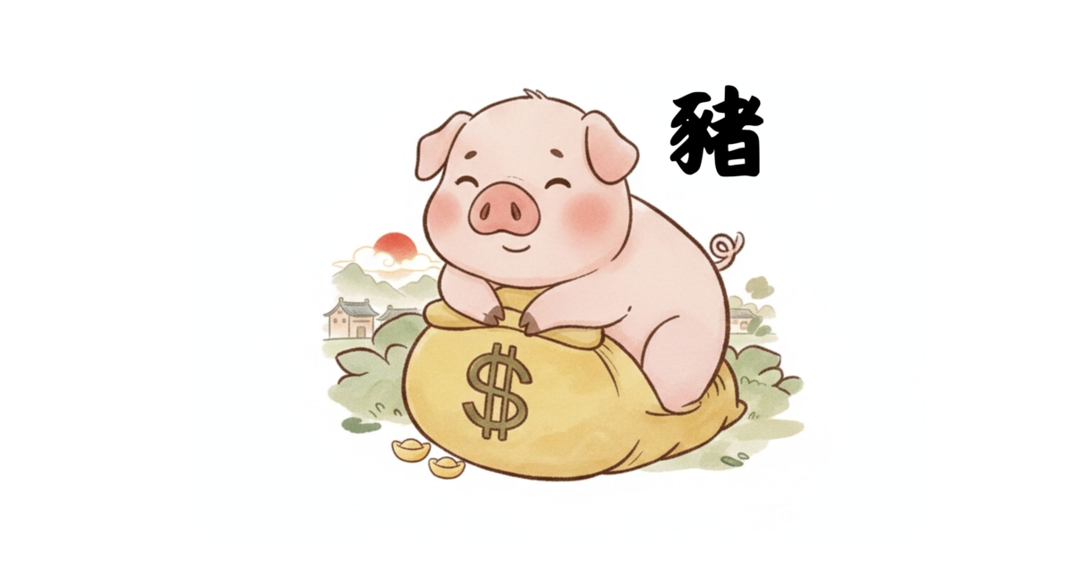 屬豬的朋友在今年是一個全新的出發,由於去年經歷了去年的沖太歲,今年運勢終於重回軌道,步入收成期。