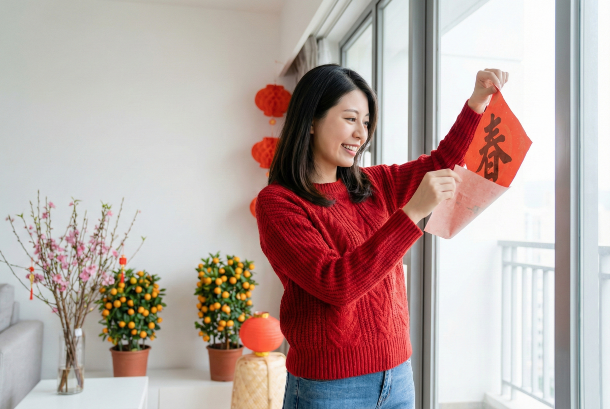 大門和房門不宜只貼「春」字，以免招來不良姻緣，「春」字可改貼在窗戶或雪櫃等位置。