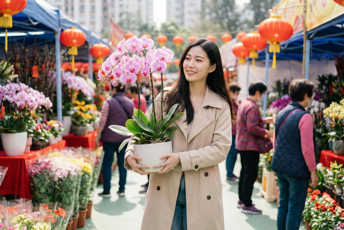 農曆新年將至，全港年宵花市於2月11日開鑼，匯聚年花、賀年用品與小食，遍布港九新界多區。