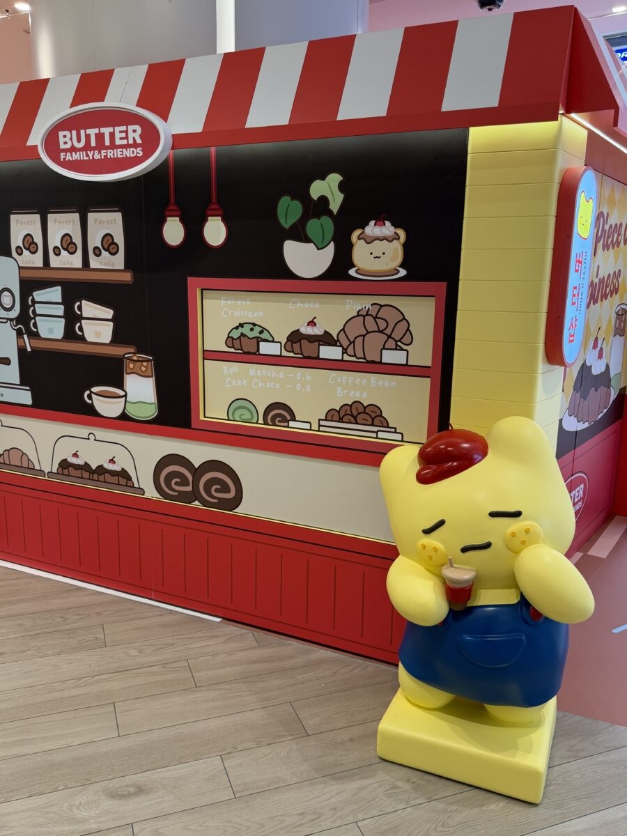 韓國大熱文創品牌 BUTTER FAMILY&FRIENDS 亦在圍方開設了首間亞洲快閃店！