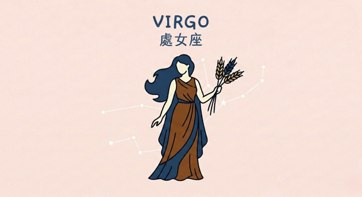 處女座腦袋清晰，做事既務實又有條理，這種特質與其守護神——豐收女神息息相關。