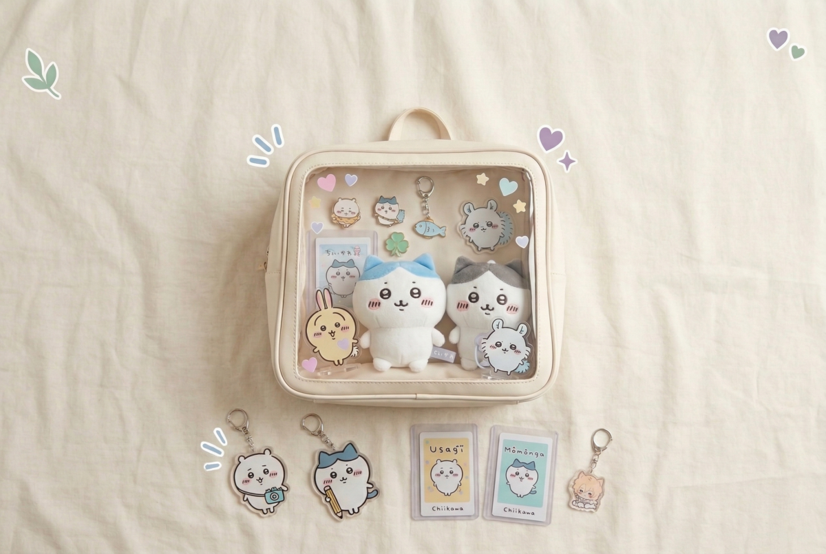 新手入門痛袋,可先從可愛好搭的 Chiikawa 款、低調實用的 MUJI 風,或展示設計更完整的專門品牌款開始。