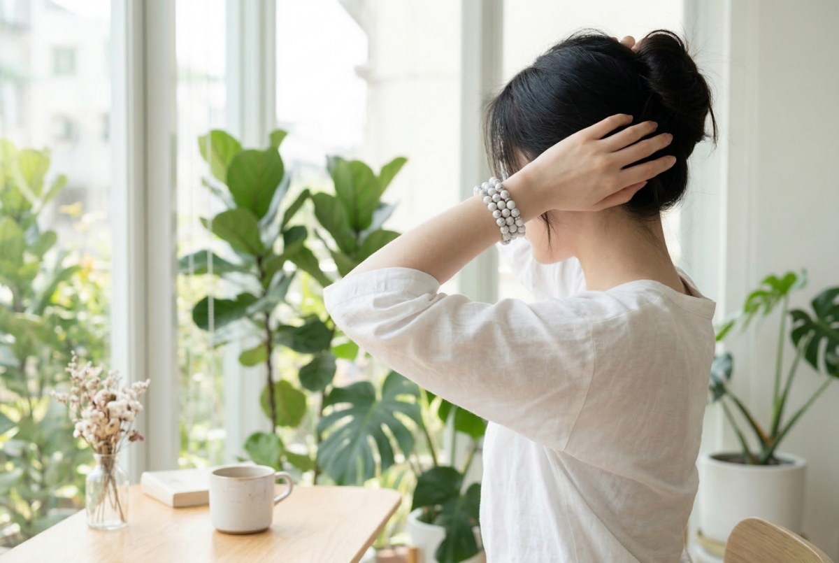 白松石常被認為有助安撫情緒、放鬆思緒與提升內在穩定感，因能量溫和也很適合作為水晶新手的入門選擇。