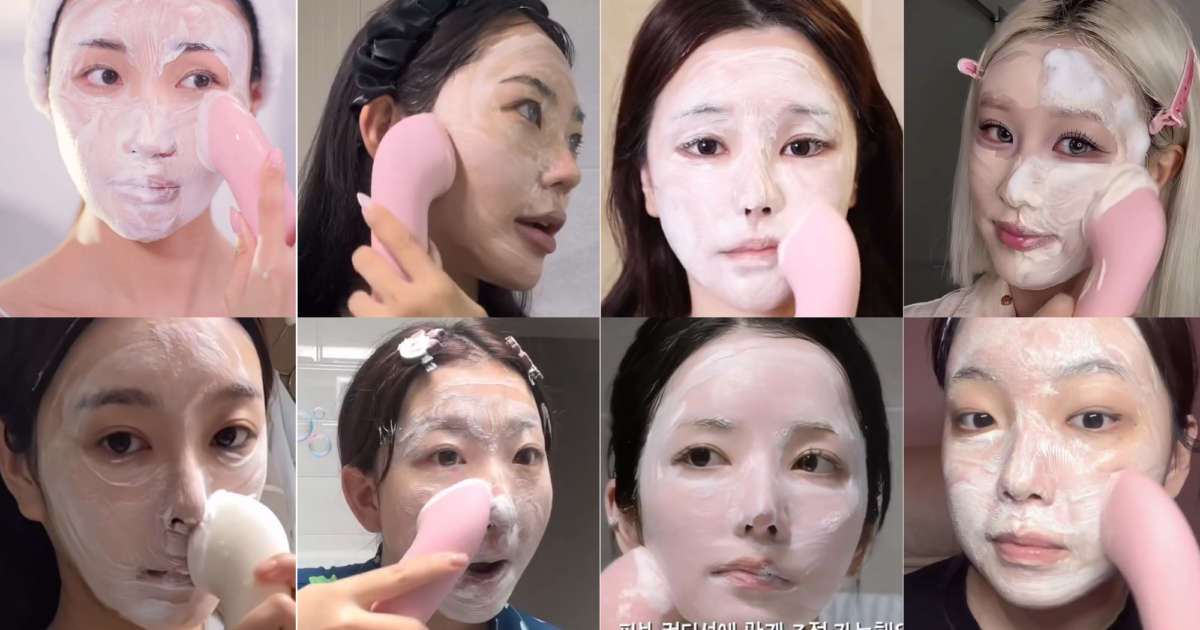 韓國女生已經走入潔面新時代！