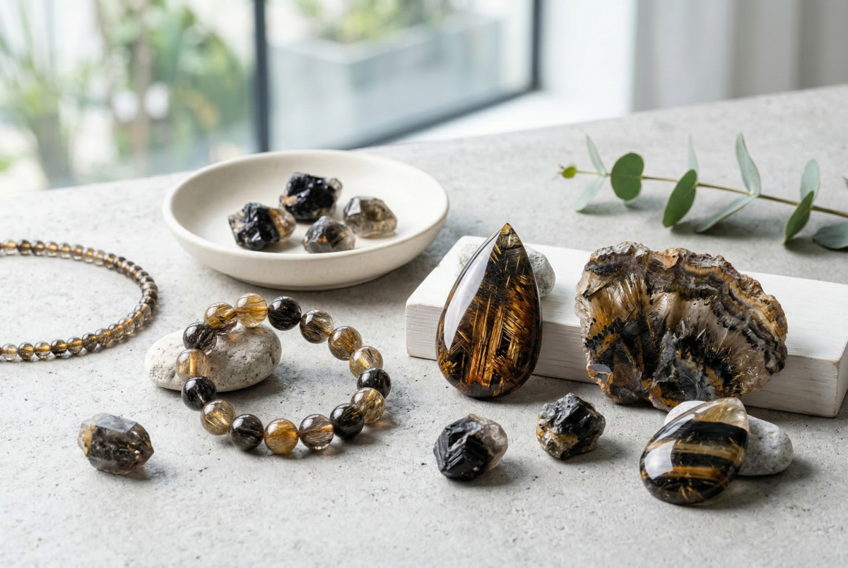 挑選黑金超七時，與其只看黑不黑、透不透，不如重點觀察內含物、顏色、晶體感與做工是否自然協調，並留意過於完美或價格明顯偏低的款式。