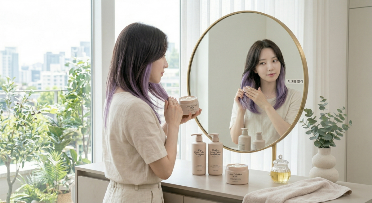 底層染後想維持得更久，重點是用溫水洗頭、做好護色保濕，並盡量減少高溫造型。