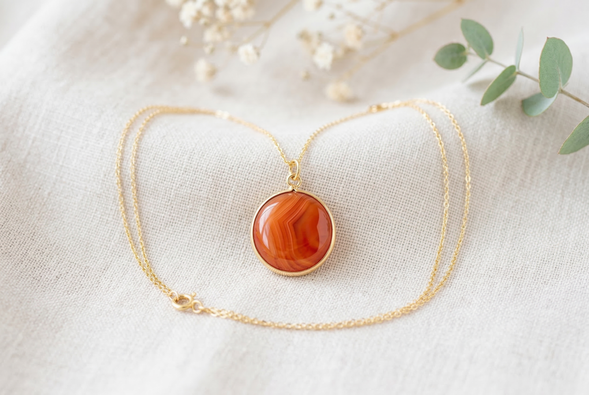 紅瑪瑙可透過手鏈、戒指或重要場合佩戴來為日常穿搭增添亮點，低調又有精神感。