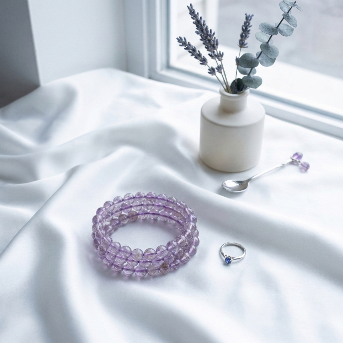 紫鋰輝顏色非常多樣，從超嫩的淡粉色、迷人的丁香紫到深紫羅蘭色都有。